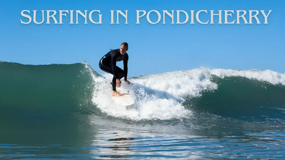 Surfing in Pondicherry